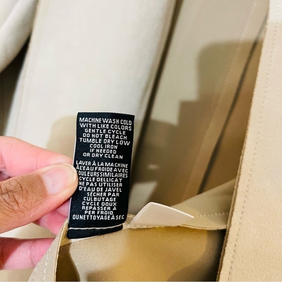 Premise Faux Suede Long Sleeve Open Front Blazer Jacket Size Small Tan - Picture 9 of 12